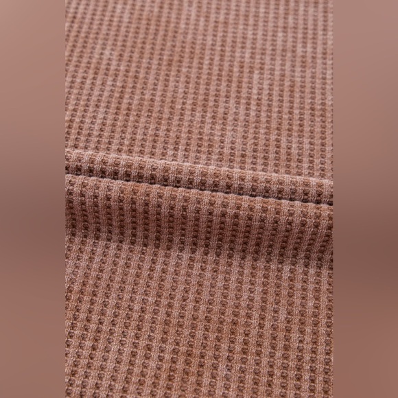 LAST ONE Waffle Fringed Sweater for Women - Picture 11 of 13